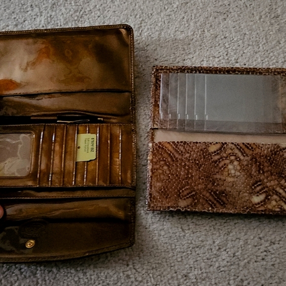 Brahmin Soft Checkbook Patent Python Wallet NEW - Picture 7 of 8